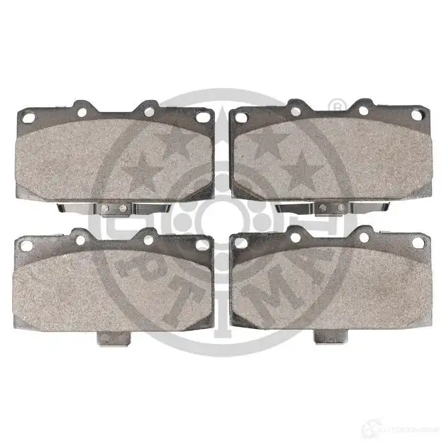 Тормозные колодки дисковые, комплект OPTIMAL BP-12411 NVRPT 2 1856 1424925278 изображение 1