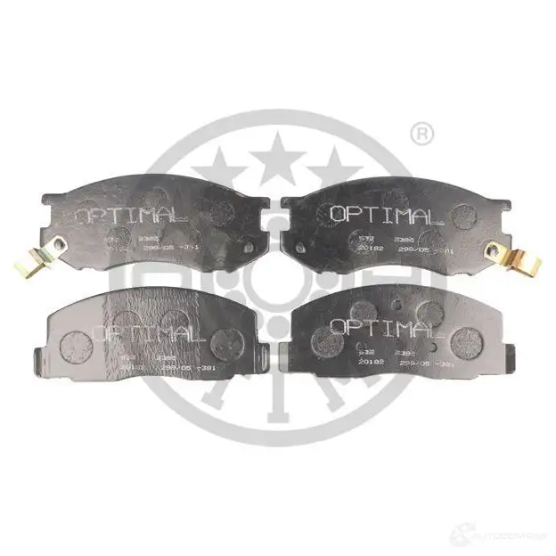 Тормозные колодки дисковые, комплект OPTIMAL 1273857 0K4 8X 4031185141239 9385 - Изображение 1