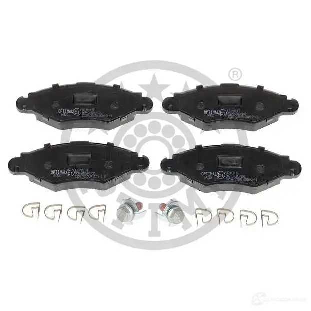 Тормозные колодки дисковые, комплект OPTIMAL 23598 235 97 1424925617 BP-64320 изображение 0