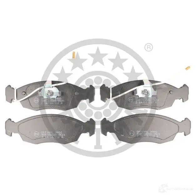 Тормозные колодки дисковые, комплект OPTIMAL 21432 BP-09900 2 1430 1424546429 изображение 0