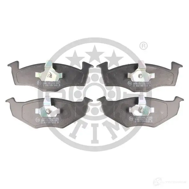 Тормозные колодки дисковые, комплект OPTIMAL 21866 BP-10188 2 1865 1424546528 - Изображение 1