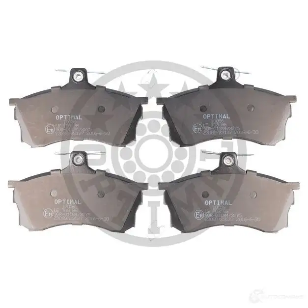 Тормозные колодки дисковые, комплект OPTIMAL XNUM9 2308 0 1424546469 BP-10056 - Изображение 1
