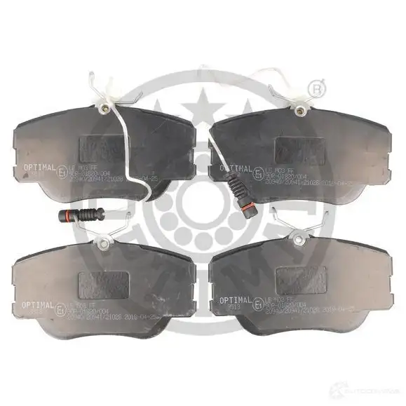 Тормозные колодки дисковые, комплект OPTIMAL BP-09513 8RCN ZYR 4058787120516 1424546259 - Изображение 1