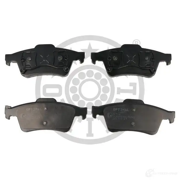 Тормозные колодки дисковые, комплект OPTIMAL 234 83 5WULV5C 1424925550 BP-12687 - Изображение 1