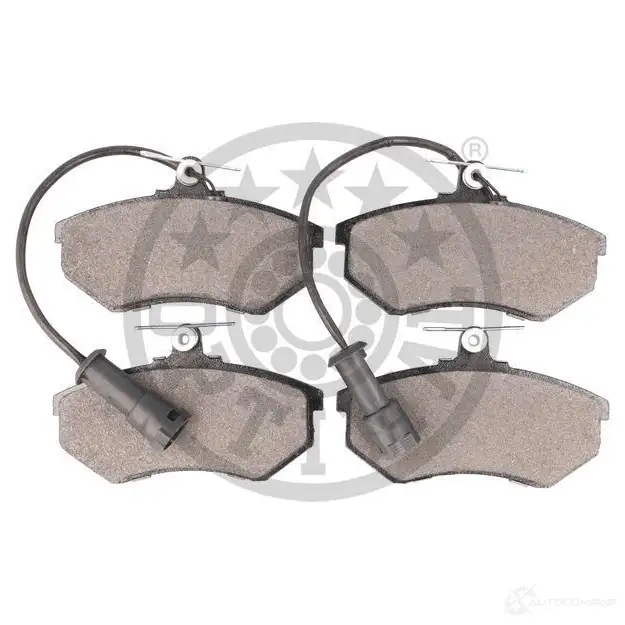 Тормозные колодки дисковые, комплект OPTIMAL 1424546195 2 0669 20901 BP-09338 изображение 1