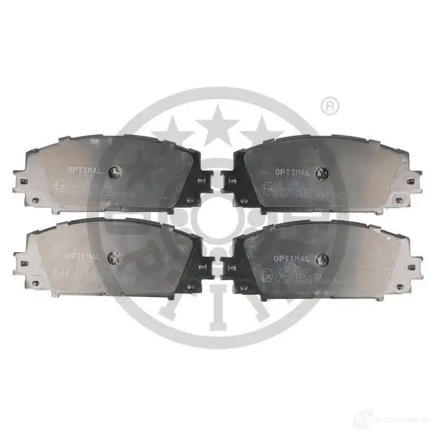 Тормозные колодки дисковые, комплект OPTIMAL EJWMRE 244 51 1424925270 BP-12403 - Изображение 1