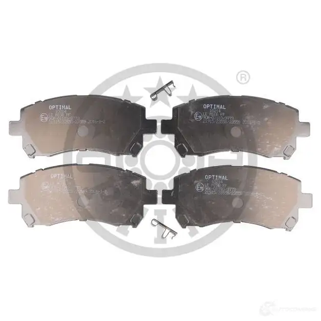 Тормозные колодки дисковые, комплект OPTIMAL KQWRU 1424925256 2436 7 BP-12389 - Изображение 1