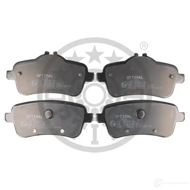 Тормозные колодки дисковые, комплект OPTIMAL 1424925490 25216 25 215 BP-12626 - Изображение 1