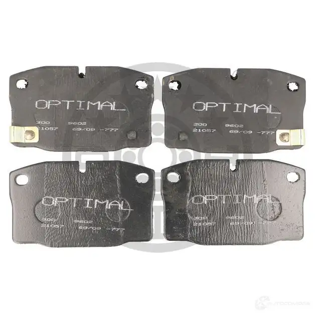 Тормозные колодки дисковые, комплект OPTIMAL 9602 4031185140072 1274156 E1 1UT - Изображение 1