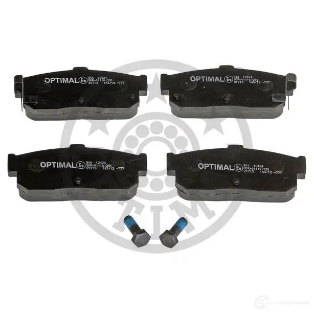 Тормозные колодки дисковые, комплект OPTIMAL 1424925291 UDX22 2171 3 BP-12424 - Изображение 1
