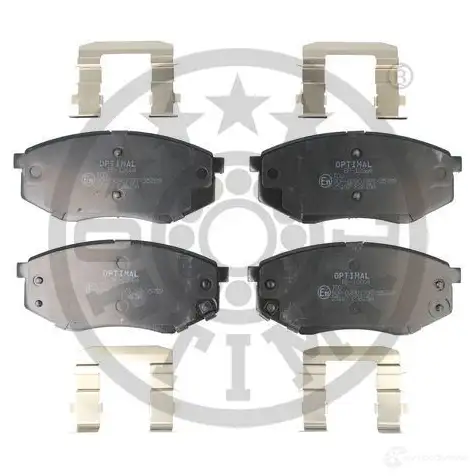 Тормозные колодки дисковые, комплект OPTIMAL 1424925527 7Q85WZ BP-12664 25 187 - Изображение 1