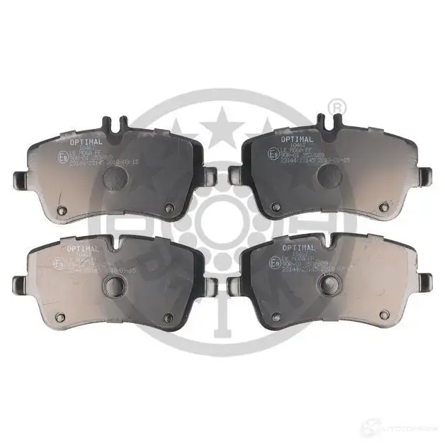 Тормозные колодки дисковые, комплект OPTIMAL 23145 2 3144 1424546623 BP-10467 - Изображение 1