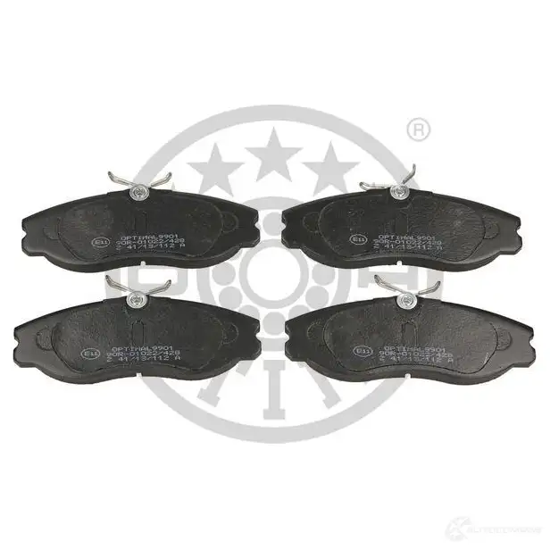 Тормозные колодки дисковые, комплект OPTIMAL 214 10 1424546430 BP-09901 21481 изображение 0