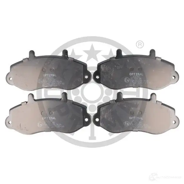 Тормозные колодки дисковые, комплект OPTIMAL 1424546559 J0NWR31 BP-10270 233 02 - Изображение 1