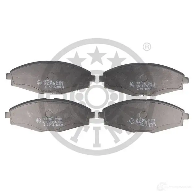 Тормозные колодки дисковые, комплект OPTIMAL Q4I15ZZ BP-10313 1424546579 23 241 изображение 0