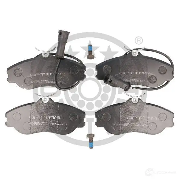 Тормозные колодки дисковые, комплект OPTIMAL 4058787121988 1424546406 BP-09842 A 888QL изображение 0