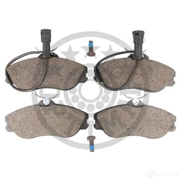 Тормозные колодки дисковые, комплект OPTIMAL 4058787121988 1424546406 BP-09842 A 888QL изображение 1