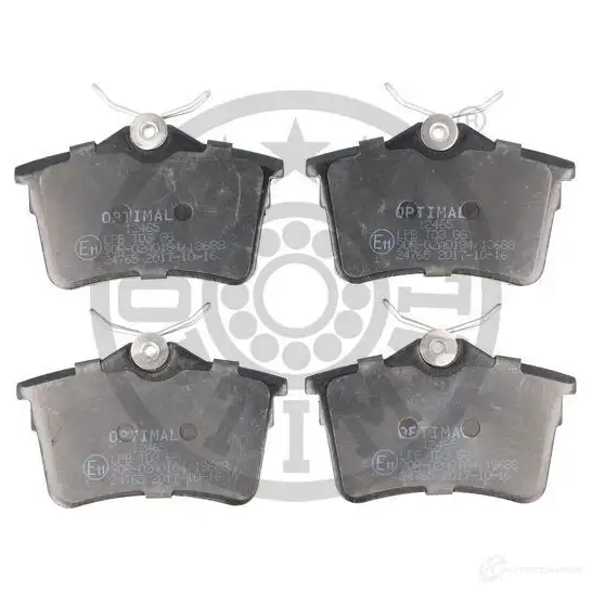Тормозные колодки дисковые, комплект OPTIMAL A2KA9 BP-12465 1424925331 24 765 - Изображение 1