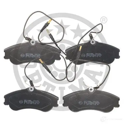 Тормозные колодки дисковые, комплект OPTIMAL 1424546522 2312 4 BP-10173 23125 - Изображение 1