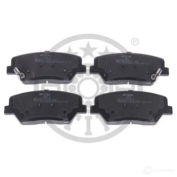 Тормозные колодки дисковые, комплект OPTIMAL 2 5757 25758 1424925488 BP-12624 изображение 0