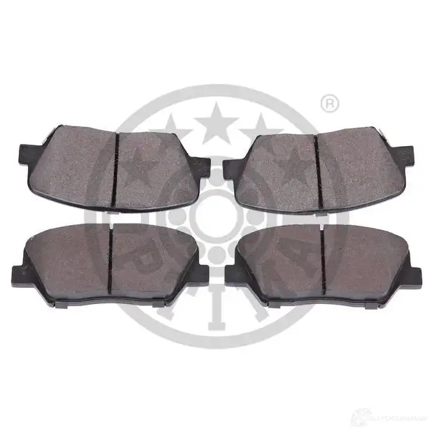 Тормозные колодки дисковые, комплект OPTIMAL 2 5757 25758 1424925488 BP-12624 изображение 1