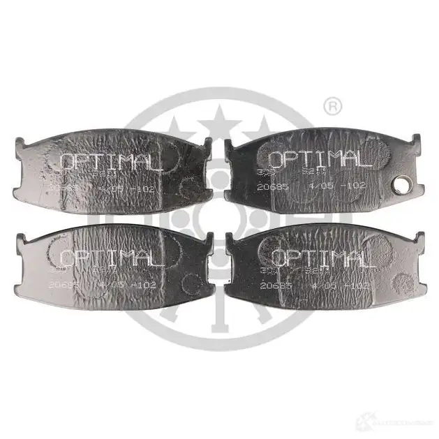 Тормозные колодки дисковые, комплект OPTIMAL 1273670 P T2N45J 9211 4031185146203 - Изображение 1
