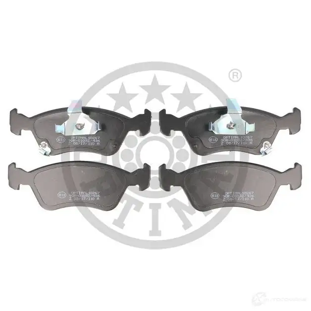Тормозные колодки дисковые, комплект OPTIMAL 1424546558 21976 2 1975 BP-10267 - Изображение 1