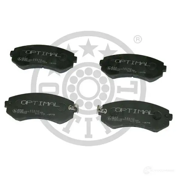 Тормозные колодки дисковые, комплект OPTIMAL 1424546707 23 502 BP-12123 23503 изображение 0