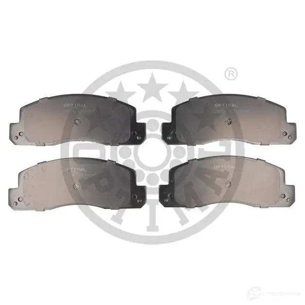 Тормозные колодки дисковые, комплект OPTIMAL A4 4RU 4058787122428 1424546450 BP-09956 - Изображение 1
