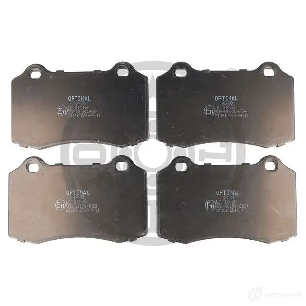 Тормозные колодки дисковые, комплект OPTIMAL 1424925613 BP-43430 2138 1 RH8ISN - Изображение 1