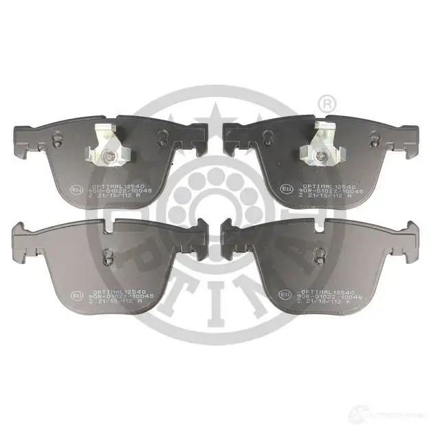 Тормозные колодки дисковые, комплект OPTIMAL BP-12540 8R6F S81 1424925405 4058787128765 - Изображение 1