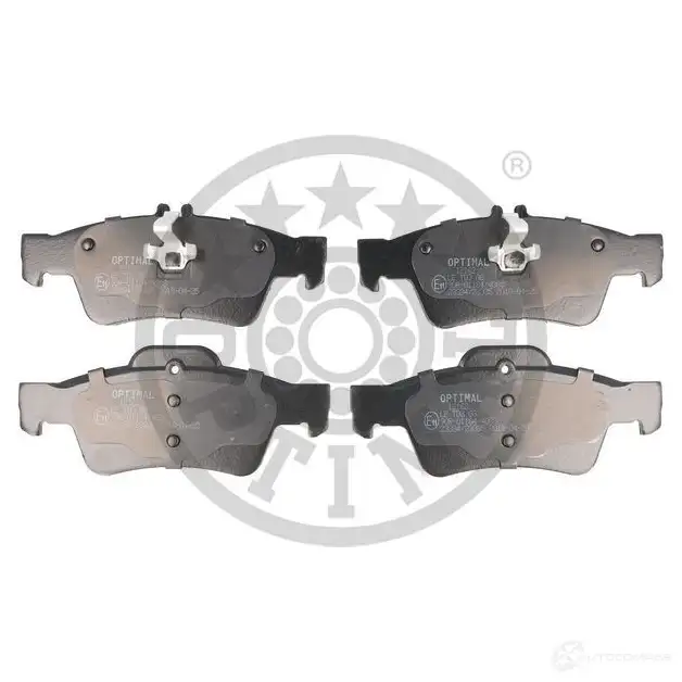 Тормозные колодки дисковые, комплект OPTIMAL BP-12162 1424546740 23335 2333 4 - Изображение 1