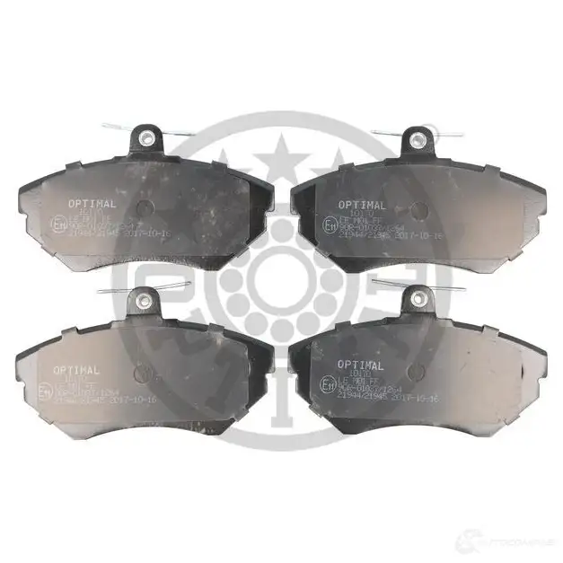 Тормозные колодки дисковые, комплект OPTIMAL AC44U 219 45 BP-10170 1424546520 - Изображение 1