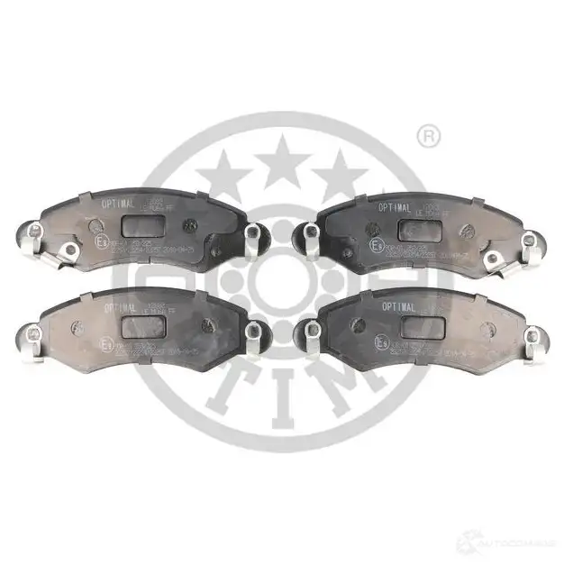 Тормозные колодки дисковые, комплект OPTIMAL 23605 2 3253 1424546678 BP-12082 - Изображение 1