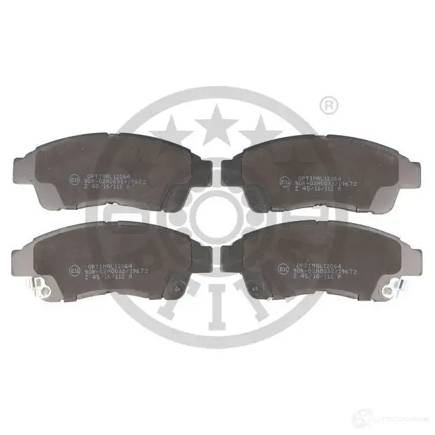 Тормозные колодки дисковые, комплект OPTIMAL 21 601 1424546662 21602 BP-12064 - Изображение 1