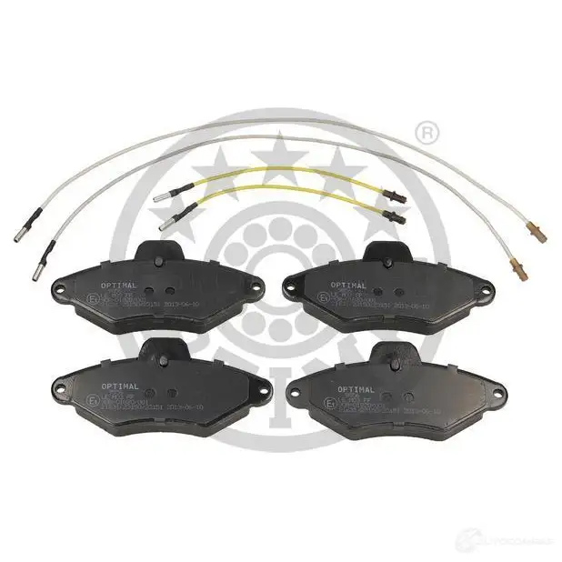 Тормозные колодки дисковые, комплект OPTIMAL BP-09856 4DTSB 1424546411 216 31 - Изображение 1