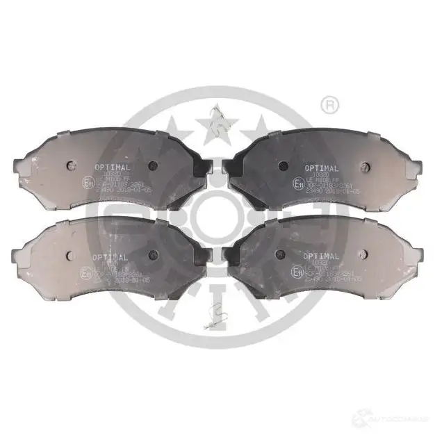 Тормозные колодки дисковые, комплект OPTIMAL 1424546584 BP-10320 YGX38S 234 90 - Изображение 1