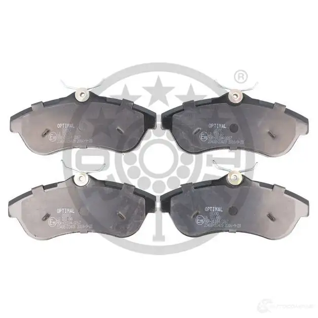 Тормозные колодки дисковые, комплект OPTIMAL 23 409 BP3SHK BP-88000 1424925656 - Изображение 1