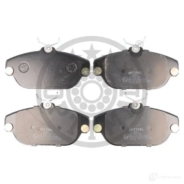 Тормозные колодки дисковые, комплект OPTIMAL 2016 4 BP-09860 1424546415 AWAU3G5 - Изображение 1