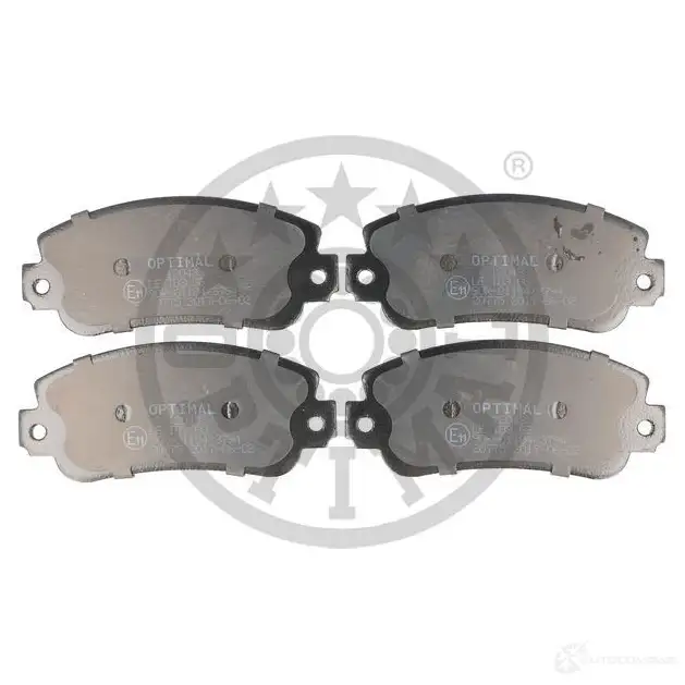Тормозные колодки дисковые, комплект OPTIMAL BP-12043 1424546655 7IXC8 207 75 - Изображение 1