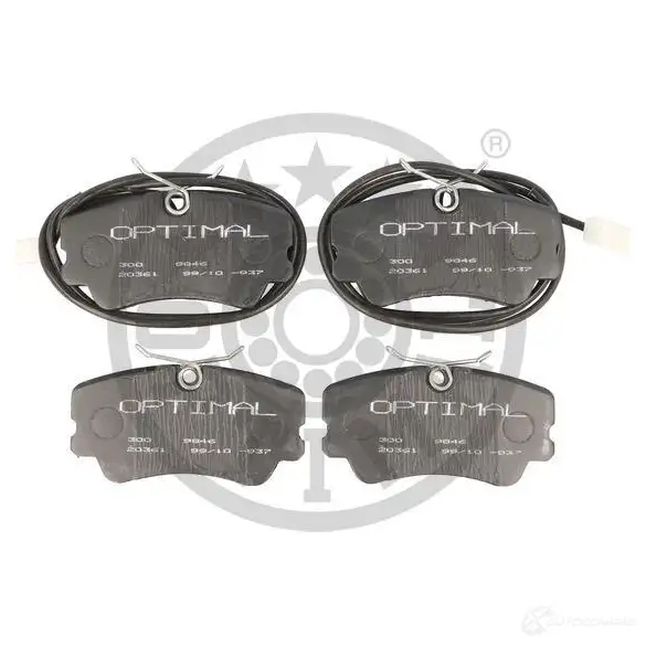 Тормозные колодки дисковые, комплект OPTIMAL 1274712 6KZ G1S 9846 4031185142595 - Изображение 1