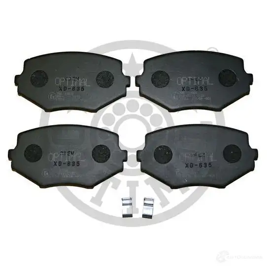 Тормозные колодки дисковые, комплект OPTIMAL BP-12326 2NOBWW 1424925195 2 3354