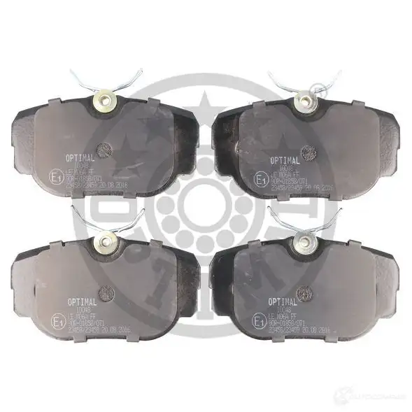 Тормозные колодки дисковые, комплект OPTIMAL 1424546463 2 3458 F9RGE2 BP-10048 - Изображение 1