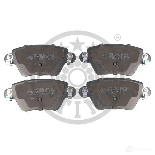 Тормозные колодки дисковые, комплект OPTIMAL 10494 2355 7 1271713 NEOH2J - Изображение 1