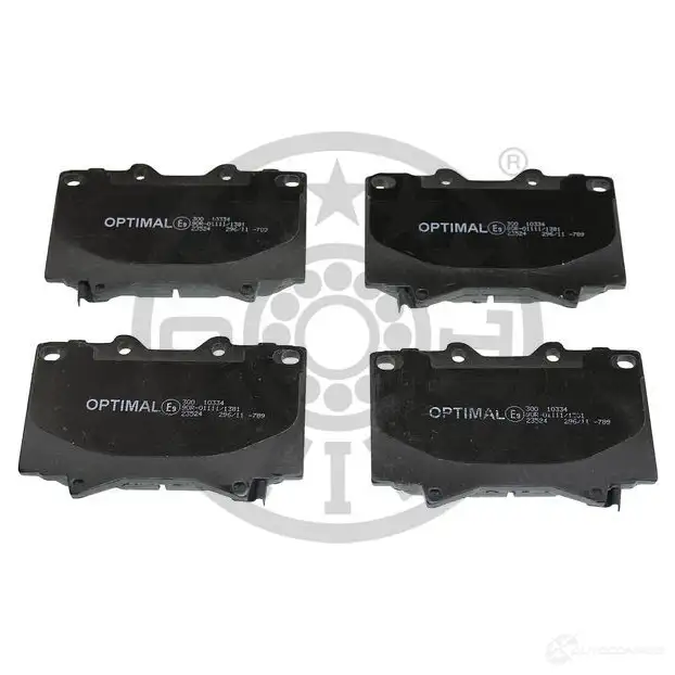 Тормозные колодки дисковые, комплект OPTIMAL AID9J BP-10334 1424546594 2 3524 изображение 0