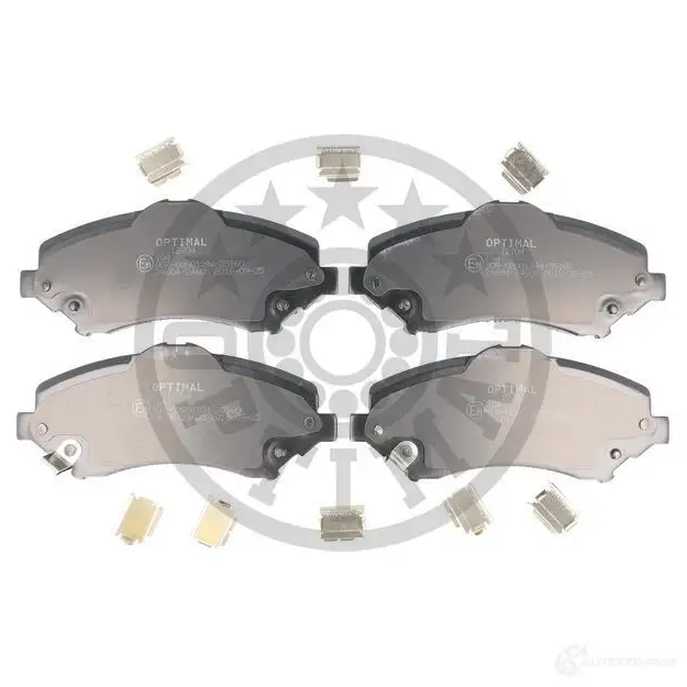 Тормозные колодки дисковые, комплект OPTIMAL 1424925566 BP-12704 24605 2460 4 изображение 0