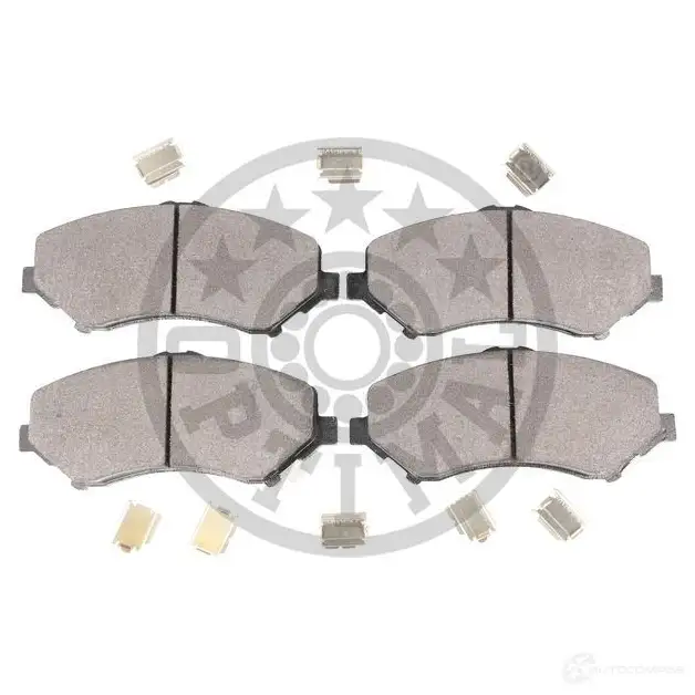 Тормозные колодки дисковые, комплект OPTIMAL 1424925566 BP-12704 24605 2460 4 изображение 1