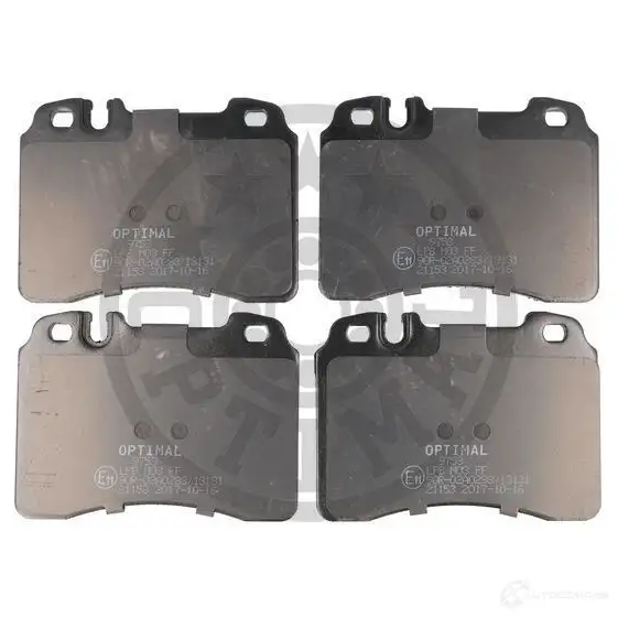 Тормозные колодки дисковые, комплект OPTIMAL 1424546356 2 1153 BP-09753 GFPGQJY - Изображение 1