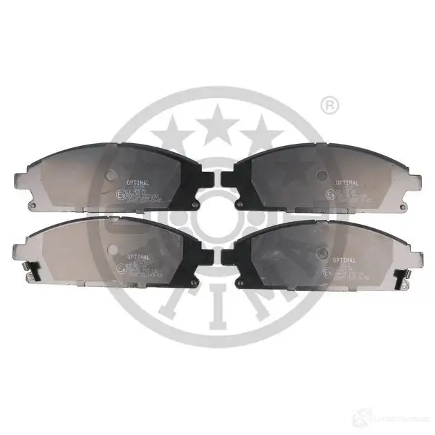 Тормозные колодки дисковые, комплект OPTIMAL 1424546709 23 420 JBBYV BP-12125 - Изображение 1