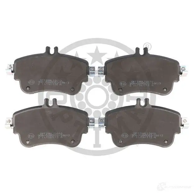 Тормозные колодки дисковые, комплект OPTIMAL 708Z9BR BP-12610 1424925475 253 26 - Изображение 1